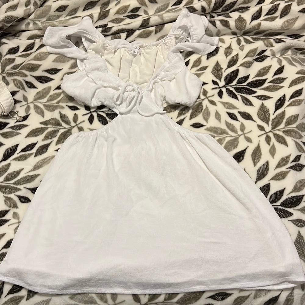 Cut out mini dress